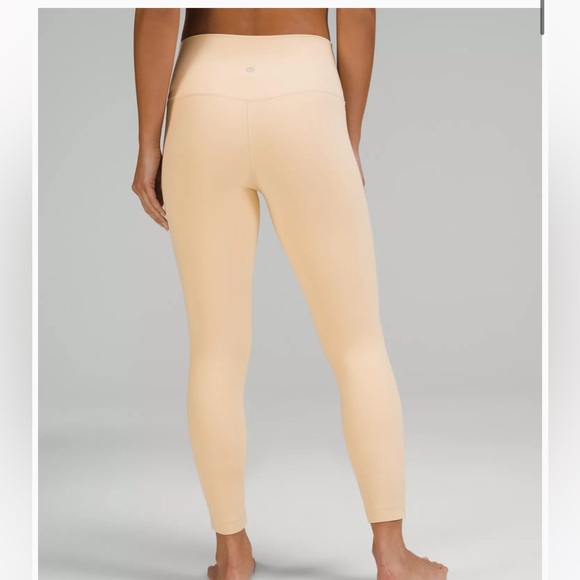 Lululemon Align™ High-Rise Pant 25" size 4 perfect condition. Color: Prosecco - Picture 3 of 11